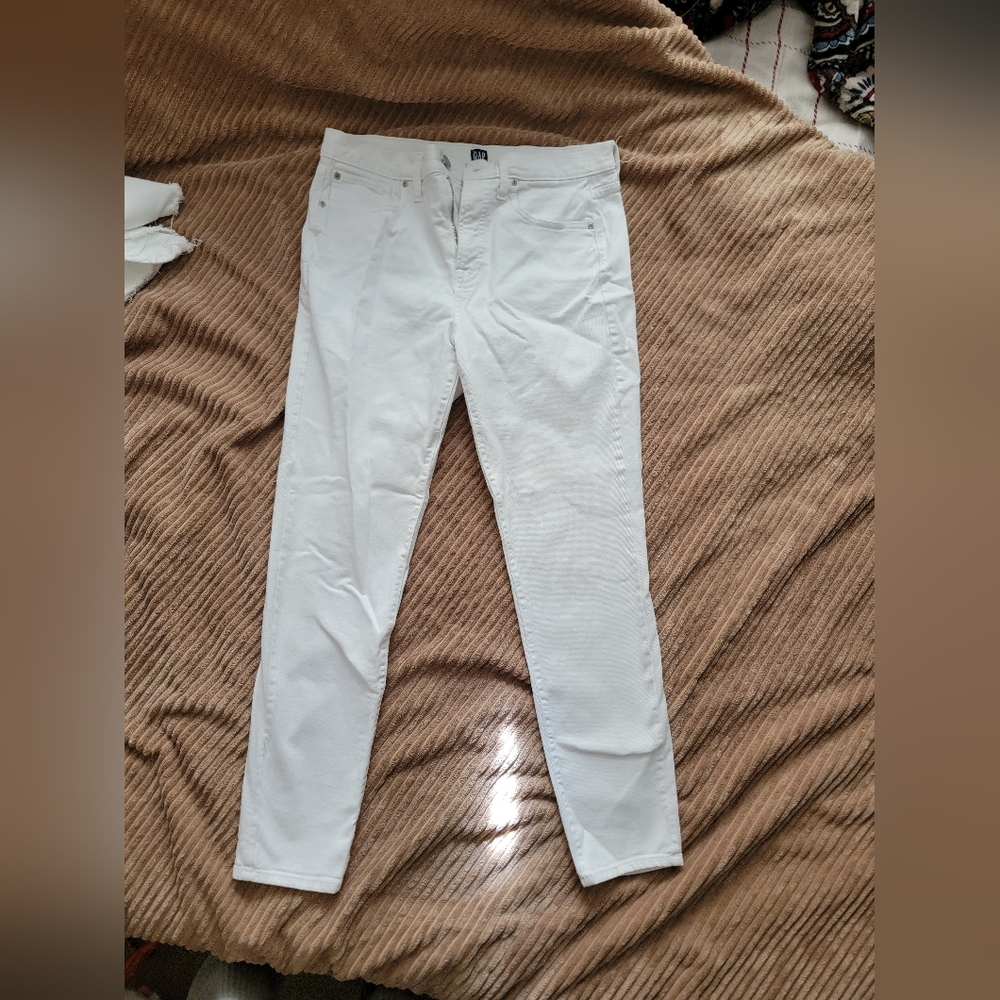 Gap Women's White Skinny Jeans